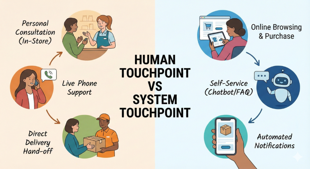 Human vs. System Touchpoint: Menyeimbangkan Efisiensi dan Empati dalam Bisnis